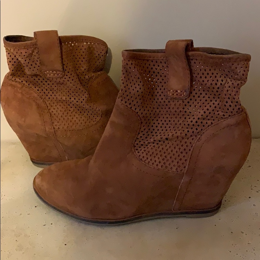Lucky Brand Wedge Booties
